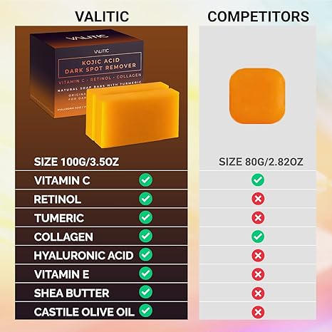 VALITIC Kojic Acid Dark Spot Remover Soap
