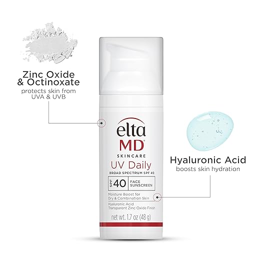 EltaMD UV Daily SPF 40 Face Sunscreen Moisturizer