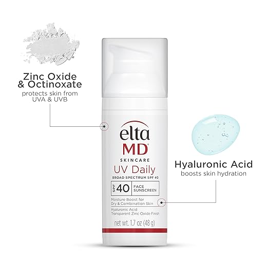 EltaMD UV Daily SPF 40 Face Sunscreen Moisturizer