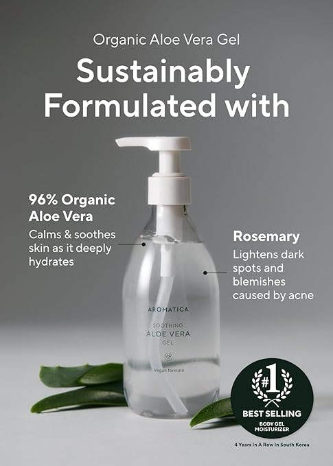 AROMATICA Organic Aloe Vera Gel